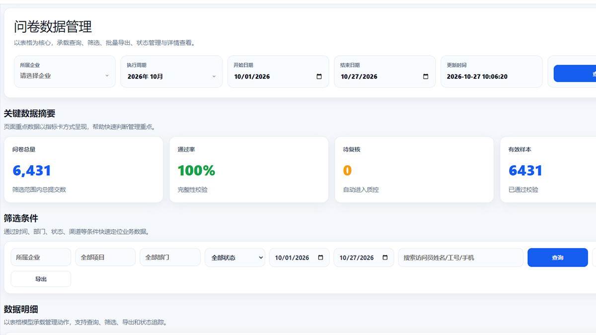 调研质控审核一审二审三审
